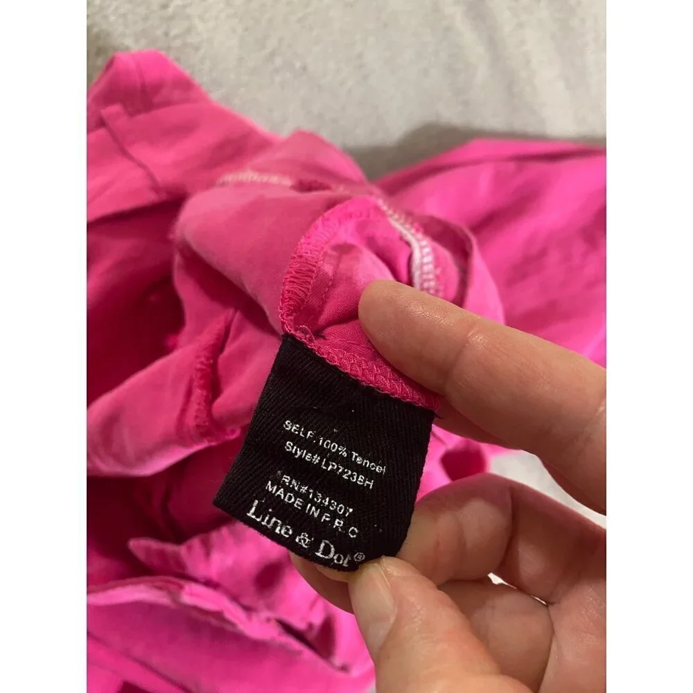 Revolve Line + Dot Women's Hot Pink Colorful Dress Pants - Medium - Picture 13 of 14